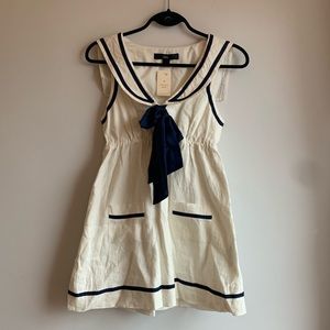BNWT linen sailor top tunic dress